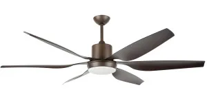 Aviator High Performance 66" DC Ceiling Fan Optional Light Kit and Remote Oil Rubbed Bronze by Brilliant, a Ceiling Fans for sale on Style Sourcebook