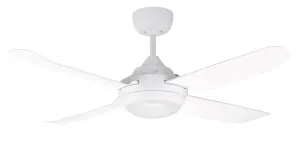 Ventair Spinika 52" CCT LED Light Indoor/Outdoor Ceiling Fan White by Ventair, a Ceiling Fans for sale on Style Sourcebook