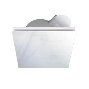 Square Ventair Glass Panel Airbus 250 Pro-V IP44 Bathroom Exhaust Fan White by Ventair, a Exhaust Fans for sale on Style Sourcebook