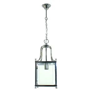 Chrome Lode Michigan Lantern Pendant Light 1 Light by Lode International, a Pendant Lighting for sale on Style Sourcebook