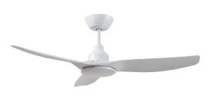 Ventair Skyfan 48" (1200mm) DC Ceiling Fan with 20W Tri Colour LED Light and DC Wall Control White by Ventair, a Ceiling Fans for sale on Style Sourcebook