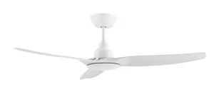 Ventair Skyfan 52" (1300mm) DC Ceiling Fan with 20W Tri Colour LED Light and DC Wall Control White by Ventair, a Ceiling Fans for sale on Style Sourcebook