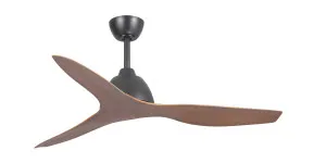 Fanco Eco Breeze 52" 3 Blade ABS Ceiling Fan Black & Koa by Fanco, a Ceiling Fans for sale on Style Sourcebook