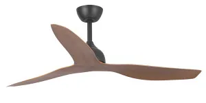 Fanco Eco Style DC 52" Ceiling Fan With Remote Black & Koa by Fanco, a Ceiling Fans for sale on Style Sourcebook