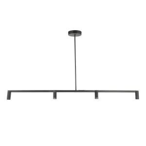 Fiorentino Black Mentera 4 Light Bar LED Pendant Light Straight by Fiorentino, a Pendant Lighting for sale on Style Sourcebook