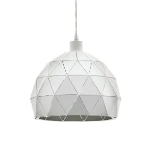 Eglo Roccaforte White Pendant Light 300mm by Eglo, a Pendant Lighting for sale on Style Sourcebook