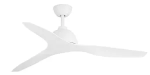 Claro Whisper AC 48" (1210mm) Ceiling Fan White by Claro, a Ceiling Fans for sale on Style Sourcebook