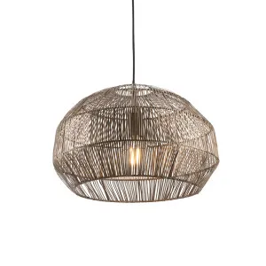 Mercator Sutton Dome Shaped Bronze Metalware Pendant Light Edison Screw (E27) Small by Mercator, a Pendant Lighting for sale on Style Sourcebook