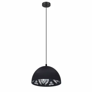 Eglo Congresbury Pendant Light (E27) Black by Eglo, a Pendant Lighting for sale on Style Sourcebook