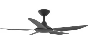 Calibo Storm 42" (1070mm) 5 Blade Indoor/Outdoor DC Ceiling Fan & Remote Black by Calibo, a Ceiling Fans for sale on Style Sourcebook