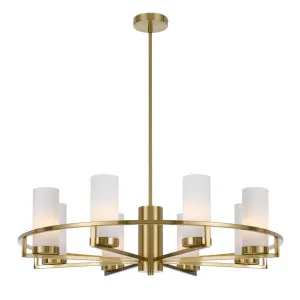 Telbix Brass Eamon Round Pendant Light (E14) 8 Light by Telbix, a Pendant Lighting for sale on Style Sourcebook