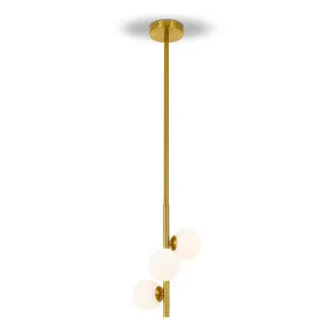 Telbix Moran Vertical Bar Pendant Light Gold by Telbix, a Pendant Lighting for sale on Style Sourcebook