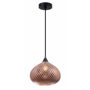 Copper CLA Rictus Quadrilateral Pendant (E27) Wine Glass by Compact Lamps Australia, a Pendant Lighting for sale on Style Sourcebook