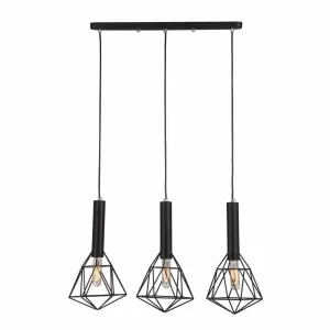 CLA Blackband Modern Pendant Light (E27) 3 Light Bar by Compact Lamps Australia, a Pendant Lighting for sale on Style Sourcebook