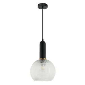 CLA Pelota Segmented Wine Glass Pendant (E27) Clear by Compact Lamps Australia, a Pendant Lighting for sale on Style Sourcebook