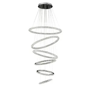 Luxsion Lighting Argus CCT LED Crystal Pendant Light 93W by Luxsion Lighting, a Chandeliers for sale on Style Sourcebook