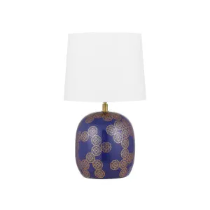 Telbix Wishes Ceramic Table Lamp (E27) Blue by Telbix, a Table & Bedside Lamps for sale on Style Sourcebook