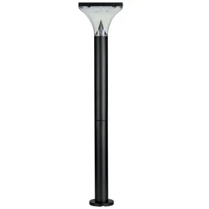 Solar Lighting Direct Modern Solar Garden Bollard Light Black Round by Solar Lighting Direct, a Outdoor Lighting for sale on Style Sourcebook