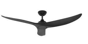 Hunter Pacific Evolve 52" (1320mm) EC/DC Indoor/Outdoor Ceiling Fan with Remote Black by Hunter Pacific, a Ceiling Fans for sale on Style Sourcebook