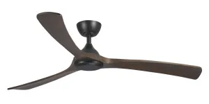 Martec Norfolk 56" (1420mm) Smart DC Ceiling Fan with Remote Black & Walnut by Martec, a Ceiling Fans for sale on Style Sourcebook