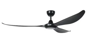 Eglo Kurrawa 72" DC IP55 Ceiling Fan with 20W CCT LED Light and Remote Black by Eglo, a Ceiling Fans for sale on Style Sourcebook