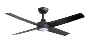 ThreeSixty Ambience 52" DC Ceiling Fan with 8W Uplight and 17W CCT Light and Remote Black by ThreeSixty, a Ceiling Fans for sale on Style Sourcebook