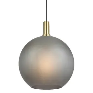 Telbix Patino Large Glass Pendant (E27) Smoke by Telbix, a Pendant Lighting for sale on Style Sourcebook