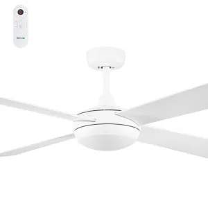 Fanco 56" Smart Eco Silent Deluxe DC Ceiling Fan With Dimmable CCT LED Light & Remote White by Fanco, a Ceiling Fans for sale on Style Sourcebook