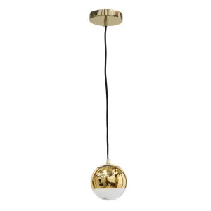 Gold Fiorentino Delida Two Tone Pendant Light (E27) 150mm by Fiorentino, a Pendant Lighting for sale on Style Sourcebook