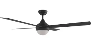 Calibo Heron 48" (1220mm) Indoor/Outdoor AC Ceiling Fan With E27 Light Black by Calibo, a Ceiling Fans for sale on Style Sourcebook