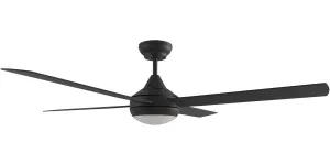 Calibo Heron 52" (1320mm) Indoor/Outdoor AC Ceiling Fan With 18W CCT LED Light Black by Calibo, a Ceiling Fans for sale on Style Sourcebook