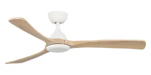 Martec Norfolk 48" (1220mm) Smart DC Ceiling Fan with Remote White & Natural by Martec, a Ceiling Fans for sale on Style Sourcebook