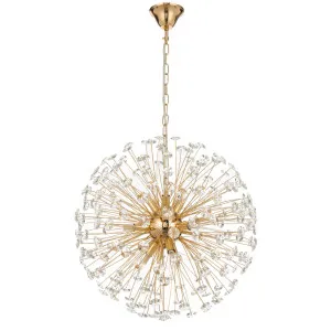 Telbix Lerida 9 Light Medium Pendant (G9) Gold by Telbix, a Pendant Lighting for sale on Style Sourcebook