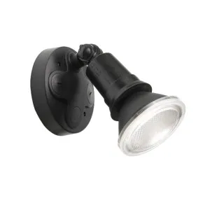 Telbix Comet 1 Light PAR38 Floodlight IP44 Black by Telbix, a Spotlights for sale on Style Sourcebook