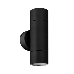 Eglo Fremantle 2 Light Tri-Colour LED Up/Down Wall Light IP65 Black by Eglo, a Outdoor Lighting for sale on Style Sourcebook