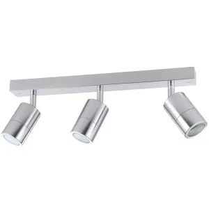 Eglo Fremantle 3 Light Tri-Colour LED Bar Light IP55 Titanium by Eglo, a LED Lighting for sale on Style Sourcebook