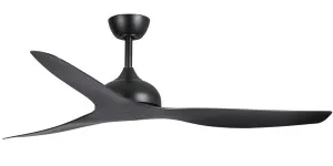 Claro Whisper 58" DC Ceiling Fan with Remote Black by Claro, a Ceiling Fans for sale on Style Sourcebook