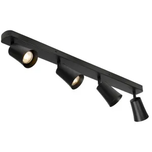 Telbix Alvey 4 Light Bar Spotlight Black by Telbix, a Spotlights for sale on Style Sourcebook