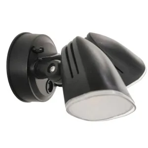 Telbix Clarion 20W LED CCT Twin Head Spotlight No Sensor Black by Telbix, a Spotlights for sale on Style Sourcebook