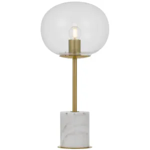 Telbix Dimas Table Lamp White by Telbix, a Table & Bedside Lamps for sale on Style Sourcebook