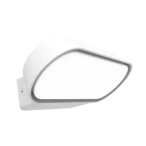 White CLA Glans LED Exterior Wall Light IP65 7W by Compact Lamps Australia, a LED Lighting for sale on Style Sourcebook