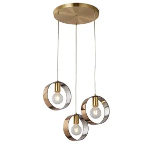 Gold Vencha Galaxy Pendant (E27) 3 Light by Vencha, a Pendant Lighting for sale on Style Sourcebook