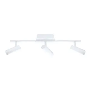 Eglo White Tomares LED Adjustable Spotlight 3 Light Bar by Eglo, a LED Lighting for sale on Style Sourcebook