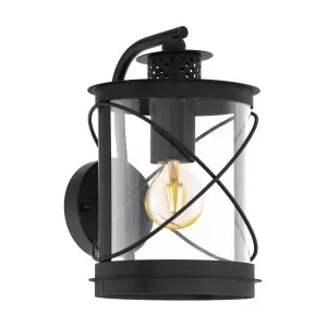 Eglo Hilburn E27 IP44 Exterior Wall Lantern Hanging Lantern by Eglo, a Wall Lighting for sale on Style Sourcebook