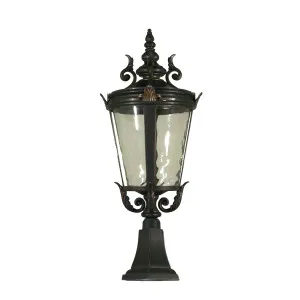 Lode Albany Antique Bronze Pillar Mount Light IP44 Medium by Lode International, a Outdoor Lighting for sale on Style Sourcebook