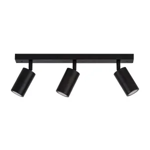 Matt Black Tivah LED GU10 Bar Light 3 Light Tri Colour by Havit, a Outdoor Lighting for sale on Style Sourcebook