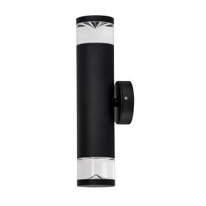 Highlite Exterior IP65 Up/Down Pillar LED Light 240V GU10 Matte Black Tri Colour by Havit, a Outdoor Lighting for sale on Style Sourcebook