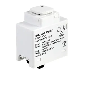 Brilliant Smart Relay Mech with Push Button Switch White by Brilliant, a LED Lighting for sale on Style Sourcebook