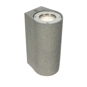 Brilliant Siena Terrazzo Up/Down Exterior GU10 Wall Light IP65 2 Light by Brilliant, a Outdoor Lighting for sale on Style Sourcebook