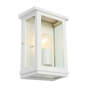 Small Cougar Madrid Exterior Wall Light IP44 White by Cougar, a Outdoor Lighting for sale on Style Sourcebook